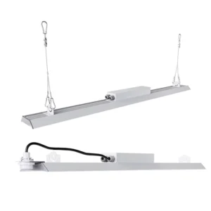 High Lumen 180lm/w 100W 150W 200W 240W Fixture Garage Industrial LED Linear High Bay Light for Warehouse