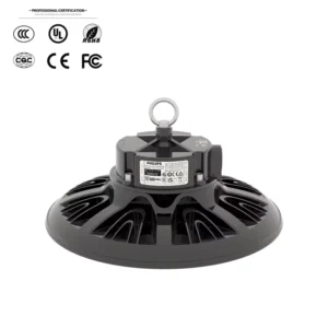High Lumen Aluminum High Bay Light Outdoor UFO LED HighBay Lights Lamp With Sensor for Workshop Stadium Warehouse