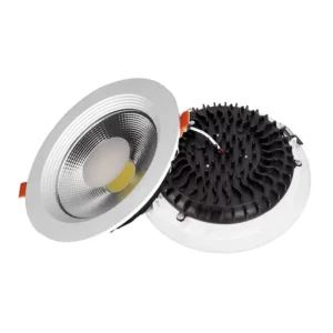 High Lumen Cob Recessed Down Light Round 7watt 10watt 15watt 20watt 30watt COB Led Panel Downlight