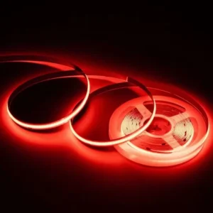 High Luminance COB LED Strip Light 12V 24V 320 Pixels Wide Flexible Bronze Lamp Body IP68 Rated USB Remote Control