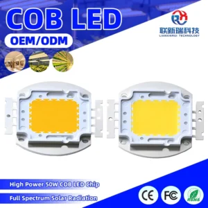 High Power 50W Neutral White COB LED Diode Full Spectrum COB LED Chip Simulated Solar Spectrum For Plant Growth Light