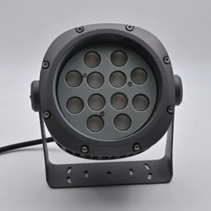 High Power IP66 Outdoor Round LED Tree Light Landscape Projector Floodlight with Cooling Fins Architectural Garden Light
