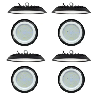Highbay 100w 150w 200w Commercial & Industrial Hi Bay Indoor Warehouse Factory Fixture ufo Led High Bay Lights