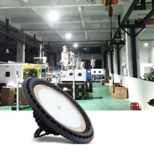 Highbay US Warehouse 150W 200W 100W Industrial Lamp Fixture Garage Factory IP65 UFO LED Parking Lot Light High Bay Light