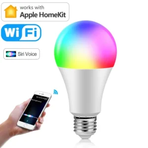 Homekit APP Control WiFi Smart LED Light Bulb 9W E27 LED Lamp 110V 220V Siri Voice Control for Alexa Echo Google Home