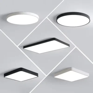 IP45 3000K 4000K 6500K Modern Ultra Thin LED Ceiling Panel Light Recessed Indoor Lighting Lamp for Home