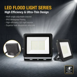 IP65 50-200W Outdoor LED Floodlight for Landscape and Garden Events 6000K Daylight RoHS Certified