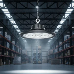IP65 IK08 Durable LED UFO High Bay Lights 3CCT Power and Beam Angle Adjustable Samples Available
