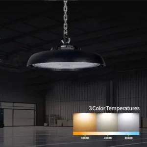IP65 Warehouse Industrial LED High Bay Fixtures 100W 150W 200W Round Highbay Lamp Commercial LED Lights