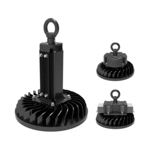IP65 Waterproof 150W 200W Aluminum UFO High Bay Lights for Industrial Warehouse CRI 80 3000K 6500K Color Temperature