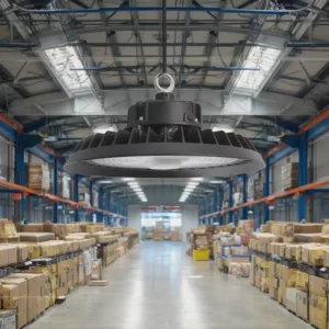 IP66 Warehouse Lamp 100W LED High Bay Light Indoor Industrial UFO Waterproof 100W 150W 200W LED High Bay Lights With Shade