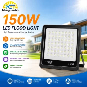 IP66 Waterproof LED Flood Light Outdoor Aluminum Floodlight 50W-400W for Garden Stadium Warehouse