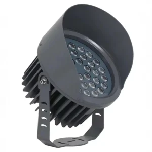 IP67 Waterproof 24V RGB LED Flood Light Aluminum Outdoor Garden Landscape Spotlight Remote Control for Park Courtyard Decoration