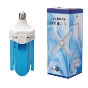 Indoor Cell Mounted Indoor Hotel Industrial Shop Market Mall Home Brightness E27 Energy Saving Potable Blade Fan Light Factory