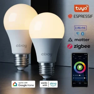 Indoor Decorative Smart LED Bulb RGB Multi Color Dimmable Wireless Home Ambient Lighting APP Music RGB LED Speaker