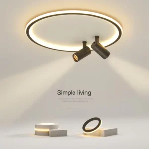 Indoor IP33 5cm Bedroom Use Acrylic Round Ultra-thin Ceiling Light