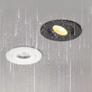 Indoor Living Room Recessed Led Ceiling Lamp Ip44 Round Anti Glare Spotlight Cob Embedded Spot Light Downlight