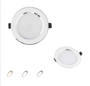 Indoor Modern Aluminum LED Ceiling Light Fixture Downlight Spot Lights Touch On Off Switch IP33 Waterproof 6W Home Office
