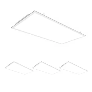 Indoor Office Home Mall Recessed Fixture Industrial Hangning Lamp Dimmable Ceiling Light 2 ft X 4 ft Square LED Flat Panel Light