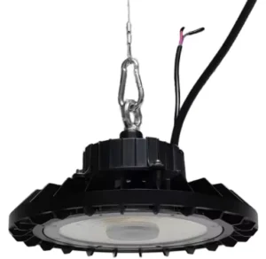 Industrial Commercial Lighting IP65 SMD2835 Adjustable 100 240W 150W CCT Remote Aluminum Lamp UFO High Bay Warehouse