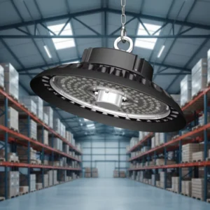 Industrial Die Cast Aluminum Alloy Housing 100W 3030 SMD Matrix Isolated Driver Ring UFO LED High Bay Lights for Warehouse