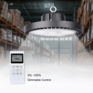 Industrial LED High Bay Light 100W 150W 200W Aluminum Sensors IP65 Rating Warehouse Workshop Garage Exhibition Shop