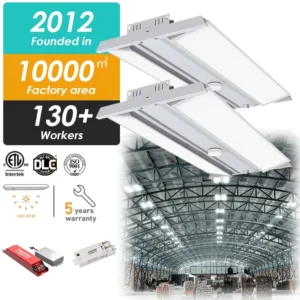 Industrial LED Linear High Bay Light Warehouse Factory Lighting Commercial Projects Energy Saving High Bay