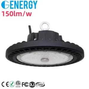 Industrial LED UFO High Bay 150lm/W IP65 100W 150W 200W Industrial Commercial Warehouse Gymnasium Garage Lighting