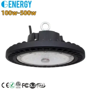 Industrial LED UFO High Bay Light 200W 5000K CE ETL Waterproof IP65 100 277vac Warehouse Gymnasium Garage Lighting