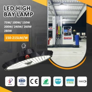 Industrial Lighting 0 10v UFO Light Honeycomb Cover UGR<25 150Watt 200Watt 240Watt High Bay Led Light