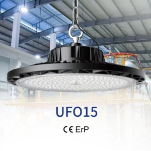 Industrial Lighting UFO for LED High Bay Light Dimmable 100W 150W 200W Aluminum Body with IP65 Rating High Bay & Low Bay