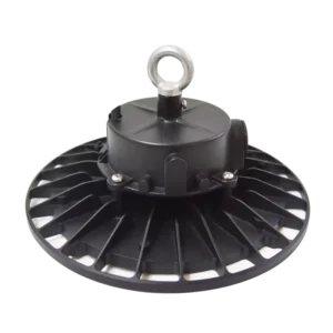 Industrial UFO High Bay Light SMD2835 150 Lm/W Color/Power Selectable 100W IP65 Rated 5-Year Warranty Aluminum Construction