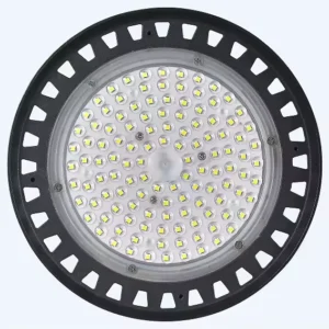Industrial Warehouse Aluminum High Bay Light 200W UFO SMD2835 ETL IP65 5000K High Lumen Dimmable Lighting
