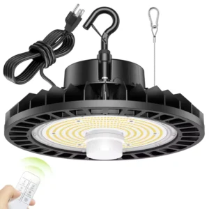 Industrial Warehouse Shop UFO LED Light High Bay Lights 5000K 100W 500W IP65 with Remote Control Dimmer