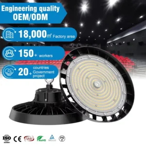 Industrial Warehouse UFO Type 100W 150W 200W LED High Bay Light for Basketball Gym