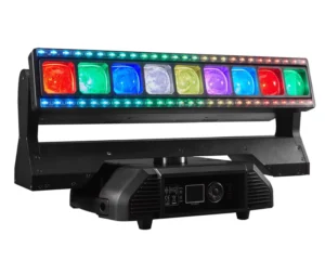Infinite Rotation Zoom Pixel Blade 9pcs 40W RGBW LED Light Bar Zoom Beam Wash Strobe Moving Head DJ Light Nightclub Stage