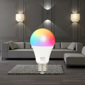 LED AC Aluminum Reflector Rechargeable RGB Smart Light Bulb Remote Control App Wi Fi Control Dimmable 9W E27 for Home Office