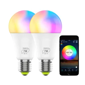 LED Bulb Smart APP Dimming Color Fit 9W 12W E27 B22 Wifi APP Control AC LED Bulb A60 A70