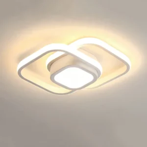 LED Ceiling Lamp for Corridor Balcony Black White 20W 22W 32W 36W Indoor Ceiling Lighting for Bedroom Living Room 110 220V