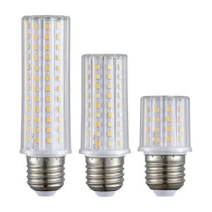 LED Corn Lamp E27 E14 12W Cool White Light Source Energy Saving Aluminum RoHS CE Certified Residential Use 5-Year Warranty