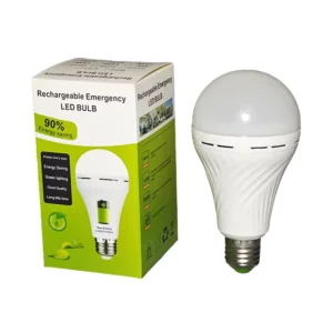 LED Emergency Rechargeable Bulb 7W-15W AC100-240V Battery 3 Gear Dimming Mode for Camping