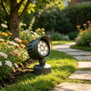 LED Floodlights Outdoor Waterproof IP65 Plug in Tree Lights Garden Landscape Spotlights Courtyard Lighting Fixtures Aluminum