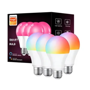 LED Graffiti WiFi Smart Bulb with App Control RGB Color Changing Aluminum Body Dimmable 2-Year Warranty