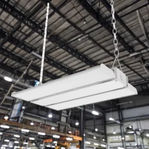 LED High Bay Light 100W 200W 300W Dimmable CCT Tunable Foldable Industrial High Bay Lighting IP30 Waterproof for Warehouse