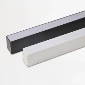 LED Linear Pendant Light for Office Aluminum Construction IP54 Rated 5-Year Warranty