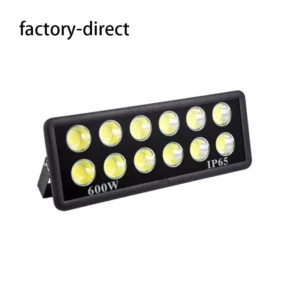 LED Mains Floodlight Outdoor Waterproof COB 600W Bright Energy Saving Bright Moon Floodlight Garden Lighting