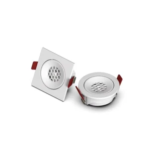 LED Recessed Downlight Fixed Ceiling Spotlight Round Square Rectangle Design for Indoor Commercial Lighting