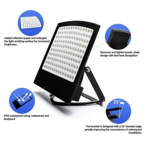 LED UL ETL Outdoor FloodLight Energy Saving Floodlights 3 Watts Selectable 3CCT Selectable 0 10V DIM IP65 5 Year Warranty