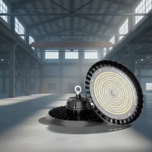 LED Warehouse Workshop Ceiling Light 200W IP65 Waterproof for Industrial Warehouse Use UFO LED High Bay Lighting