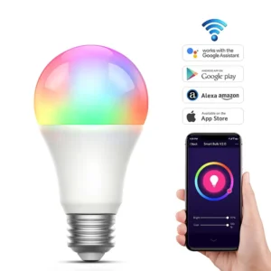 LEDEAST Tuya Smart Lighting Multi-Functional Smart Light Bulbs 9W 15W E19 RGBCW Dimmable LED Wifi Lamp